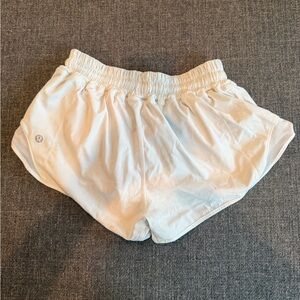 lululemon athletica White Women's Athletic Running Shorts